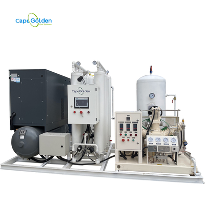 Gerador industrial de enchimento médico do oxigênio da planta 90~99% PSA do cilindro de oxigênio