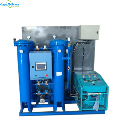 Gerador industrial 5Nm3/H do oxigênio da máquina do oxigênio de 4 torres PSA para a cultura aquática