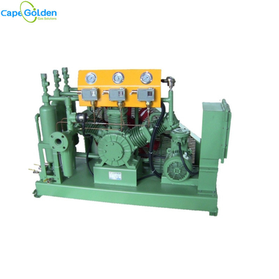 Compressor de gás industrial 40Nm3/h do compressor do hidrogênio de 15KW 415V 50Hz 0.7barg