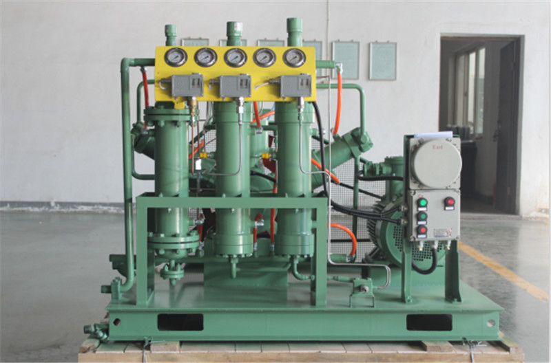 Gás de hidrogênio seco 15KW do compressor de alta pressão do hidrogênio 415V 50Hz
