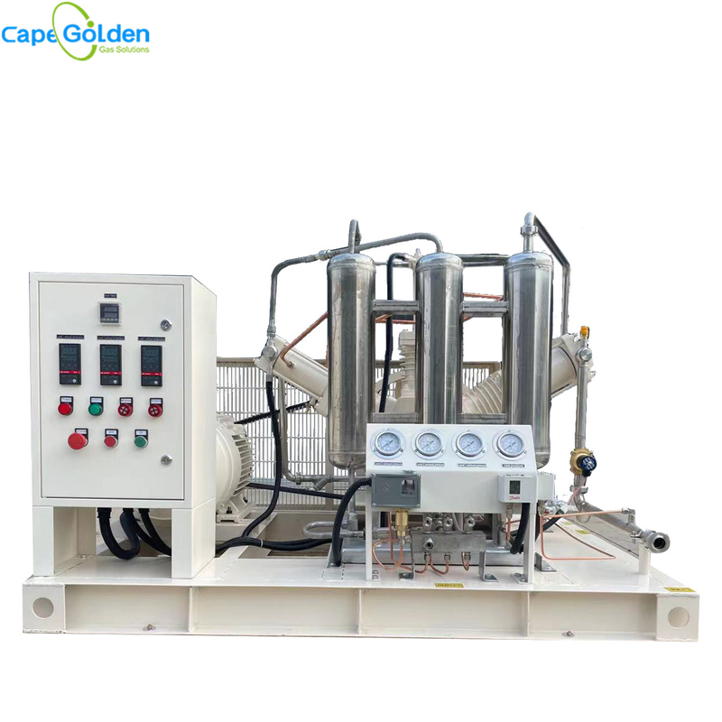 Compressor do impulsionador do oxigênio da elevada precisão nenhum compressor de gás do oxigênio do ruído