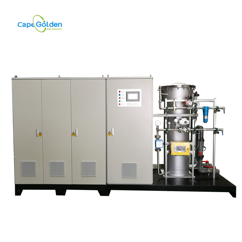 Oxidação da especiaria da máquina 3600X1200X2500 da desinfecção do ozônio do tratamento de esgotos