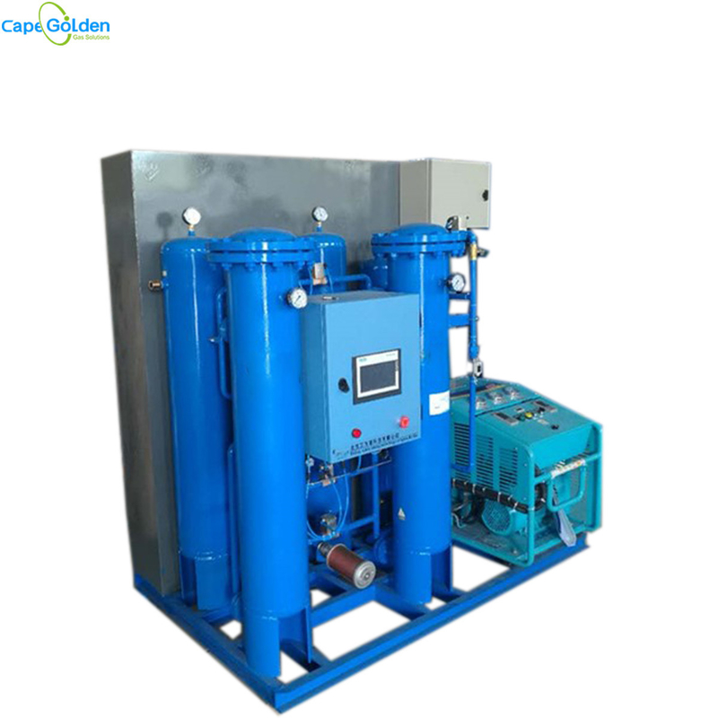 Gerador industrial 5Nm3/H do oxigênio da máquina do oxigênio de 4 torres PSA para a cultura aquática