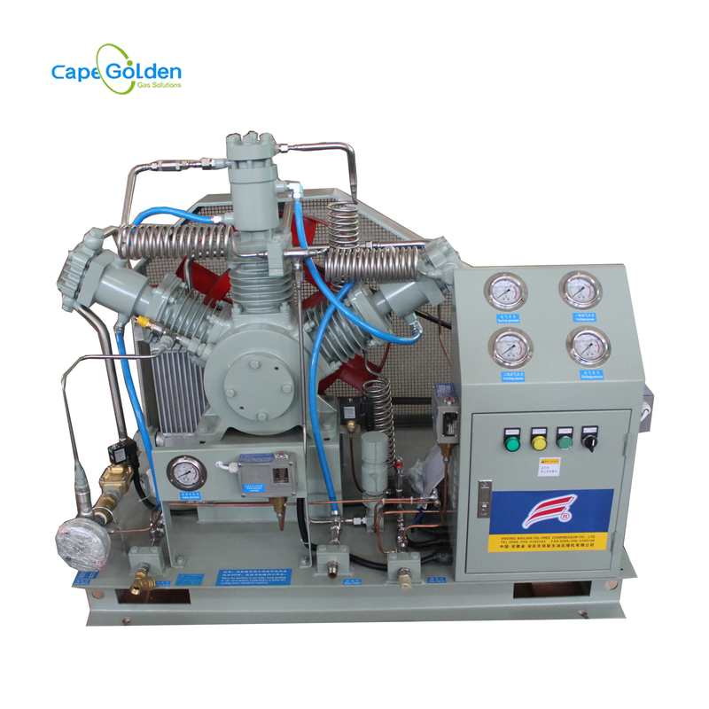 CE industrial 15,2150 do ISO do compressor do oxigênio da baixa pressão do impulsionador