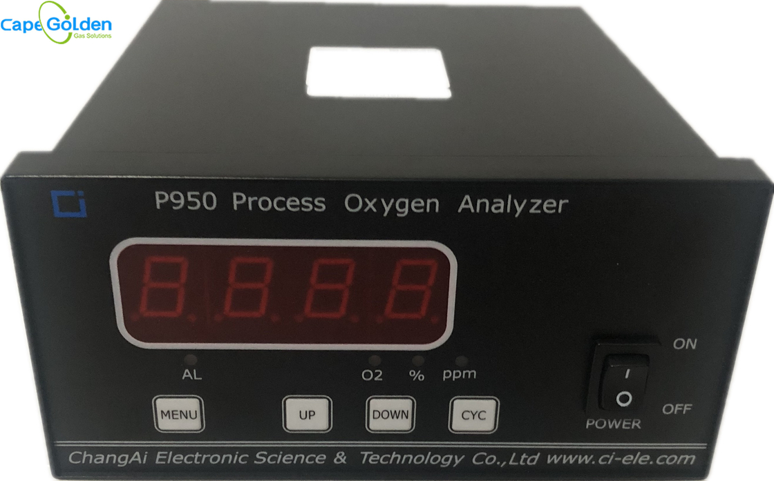 Verificador 80%RH da pureza do oxigênio do analisador de gás do oxigênio da pureza do processo P950