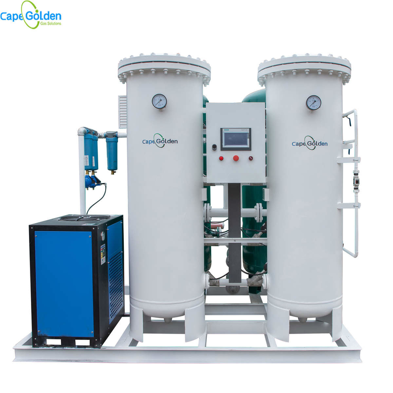 A planta de enchimento PSA do cilindro de oxigênio de 90~99% baseou o dia do gerador 80pcs do oxigênio