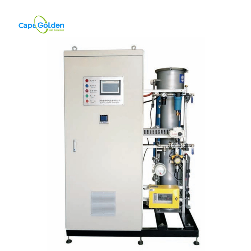 Gerador industrial 200g/H do ozônio da grande máquina para o tratamento da água