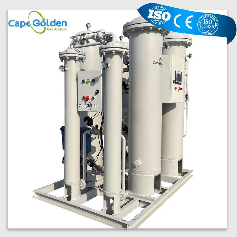 Gerador industrial da máquina do oxigênio da pureza 20m3 de 99% com sistema de enchimento
