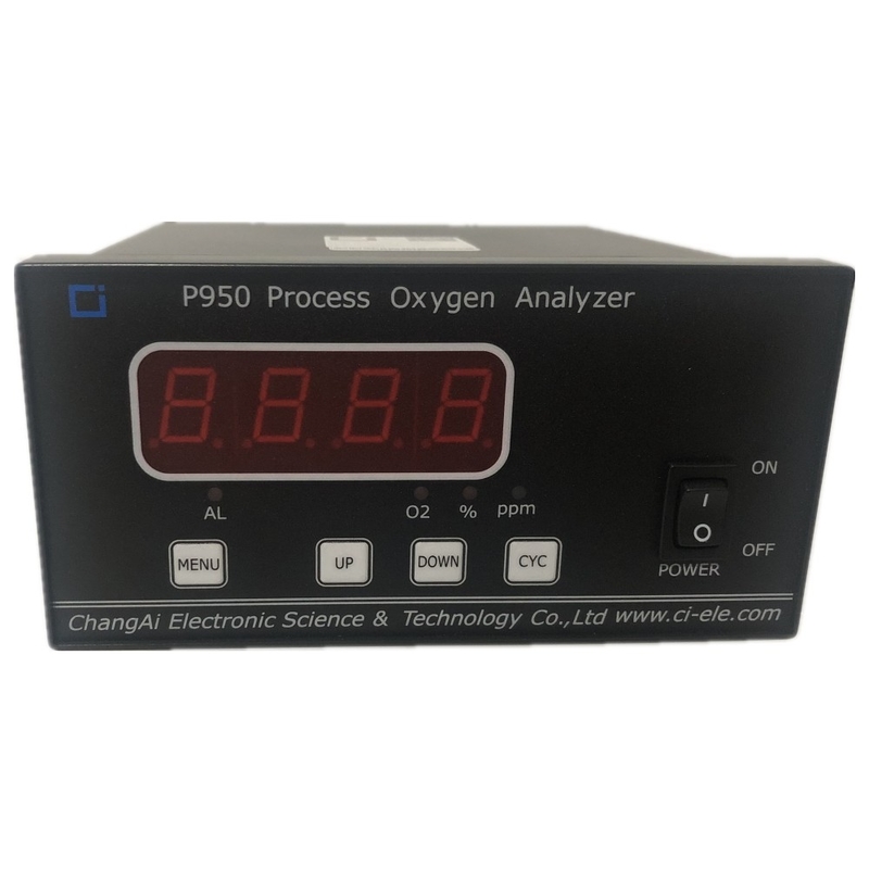 Analisador eletroquímico da pureza do O2 do sensor do analisador da pureza do oxigênio do processo de RS232 P950
